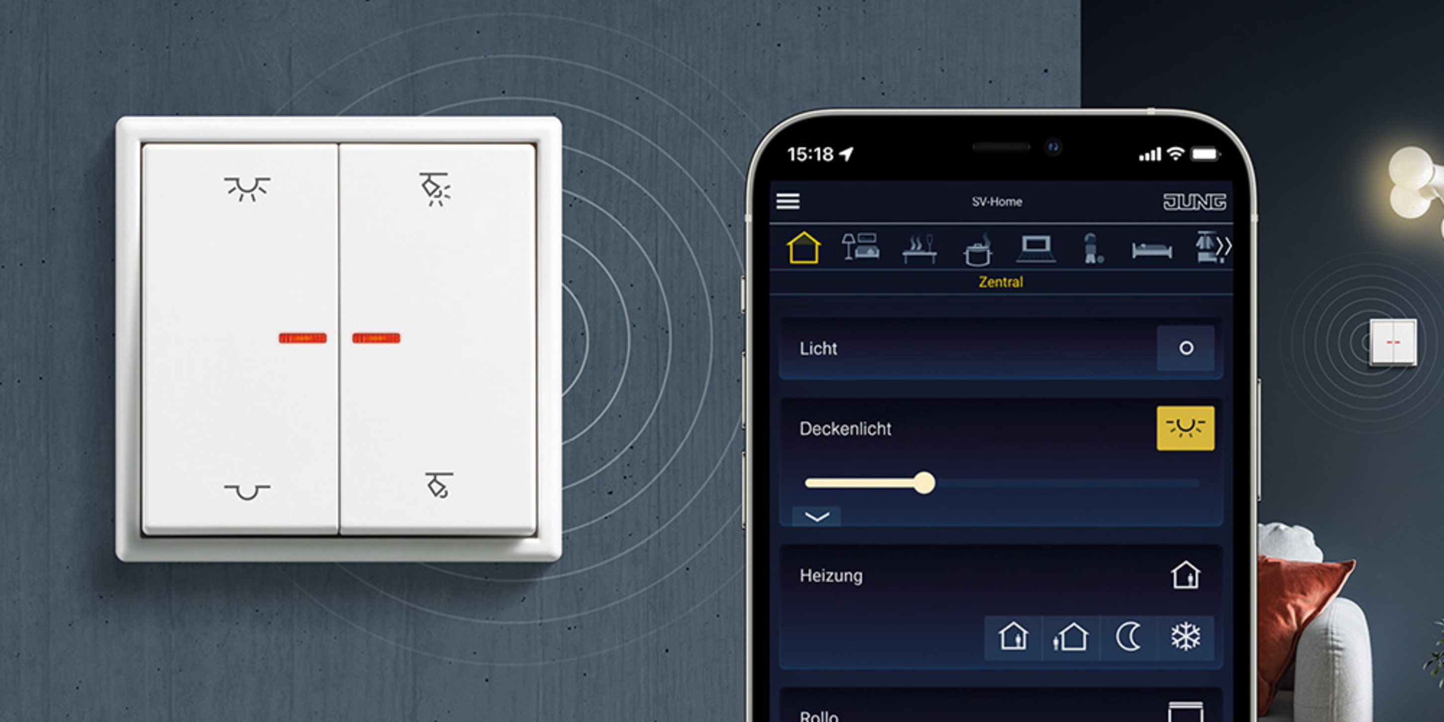 KNX RF Taster bei elektro wi in Pleystein